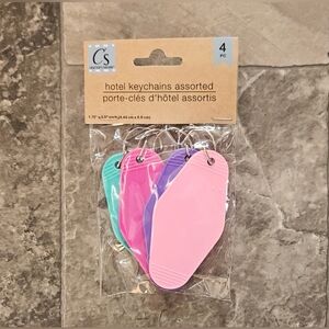 Assorted Hotel Keychains Set BNIB